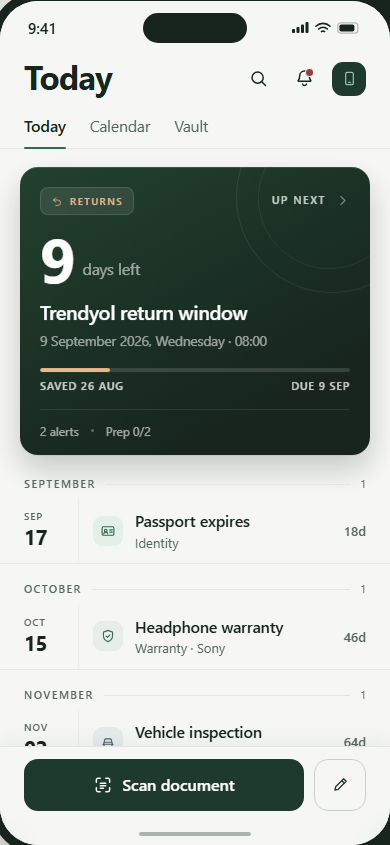 SnapDue home screen