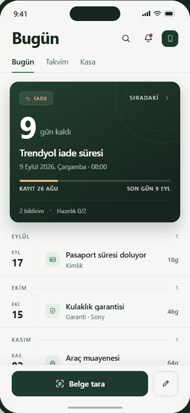 SnapDue ana ekranı